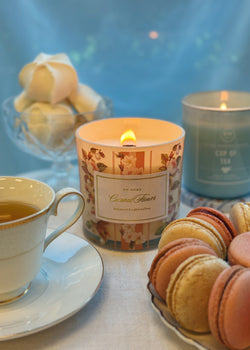 Coconut Flower Wooden Wick Candle