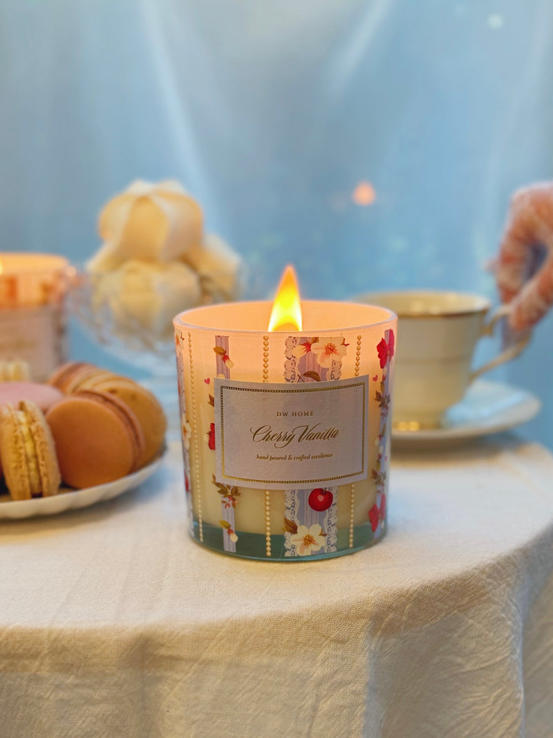 Cherry Vanilla Wooden Wick Candle