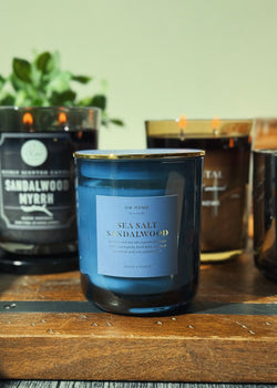 Sea Salt Sandalwood Candle Single Wick