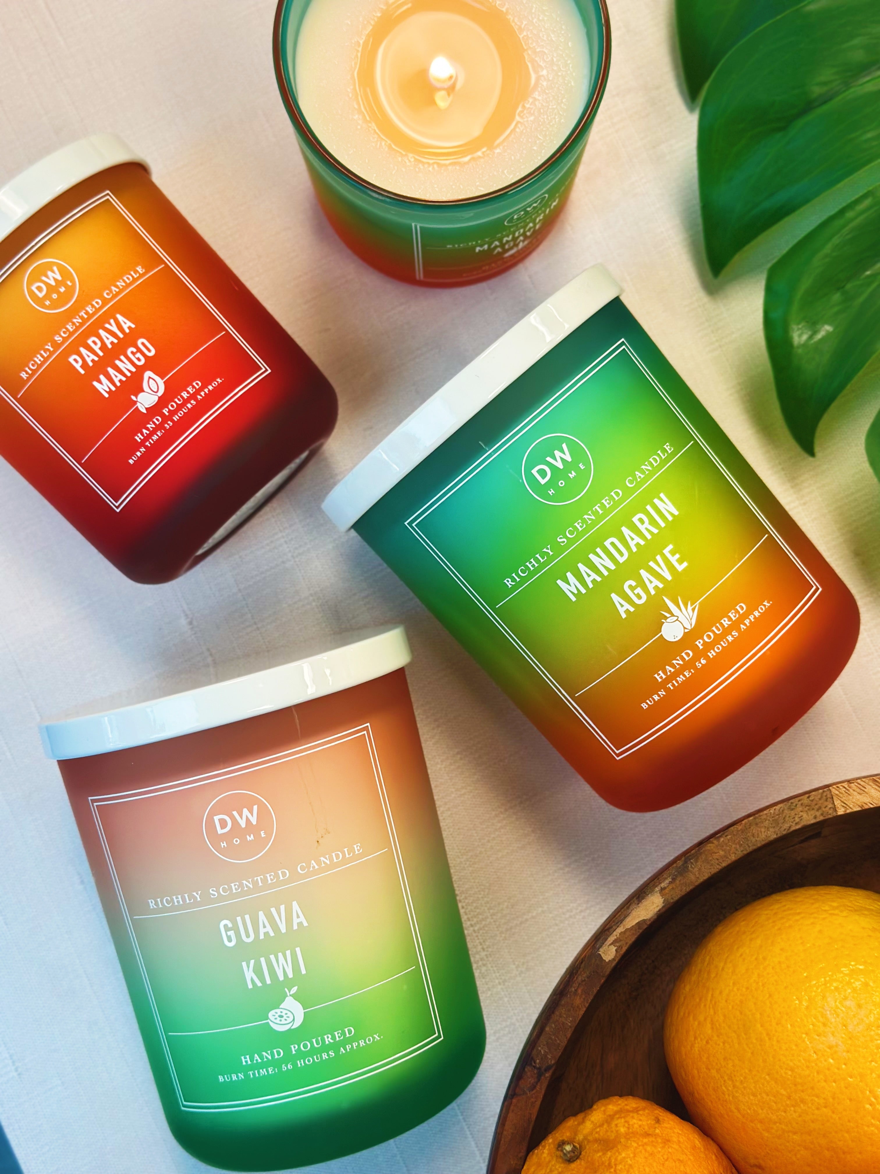 Mandarin Agave DW Home Scented Candles - DW6202/DW6206/DW6210 – DW