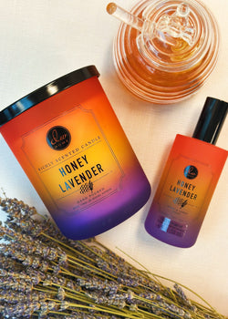Honey Lavender Candle Double Wick