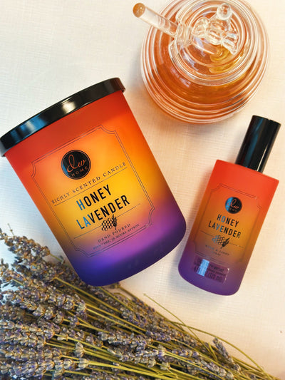 Honey Lavender Candle Double Wick
