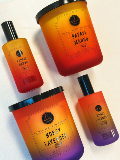 Papaya Mango Candle Double Wick