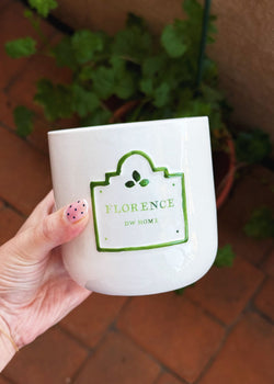 Florence | Ceramic Wooden Wick Candle