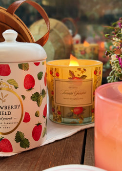 Tomato Garden Wooden Wick Candle