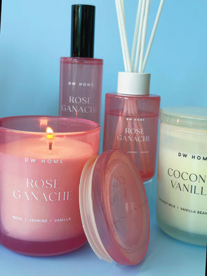 Rose Ganache Candle Single Wick