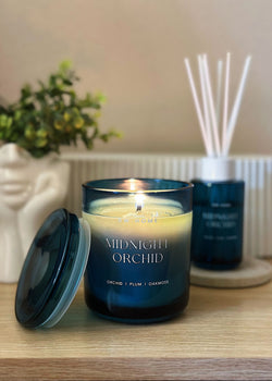 Midnight Orchid Candle Single Wick