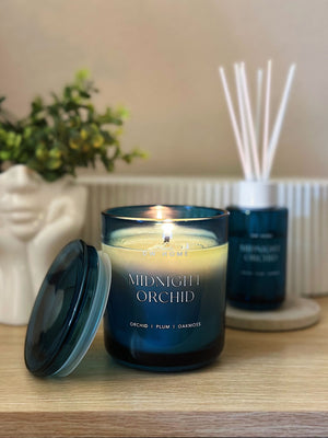 Midnight Orchid Candle Single Wick