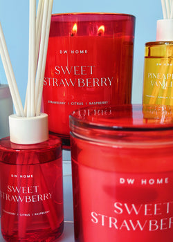Sweet Strawberry Candle Double Wick
