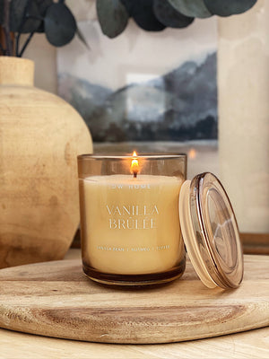 Vanilla Brulee Candle Single Wick