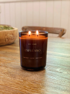 Espresso Candle Single Wick