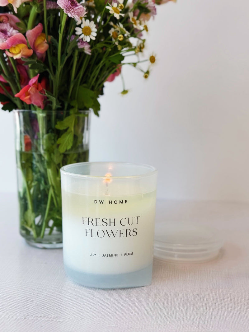 Fresh Cut Flowers Candle Single Wick