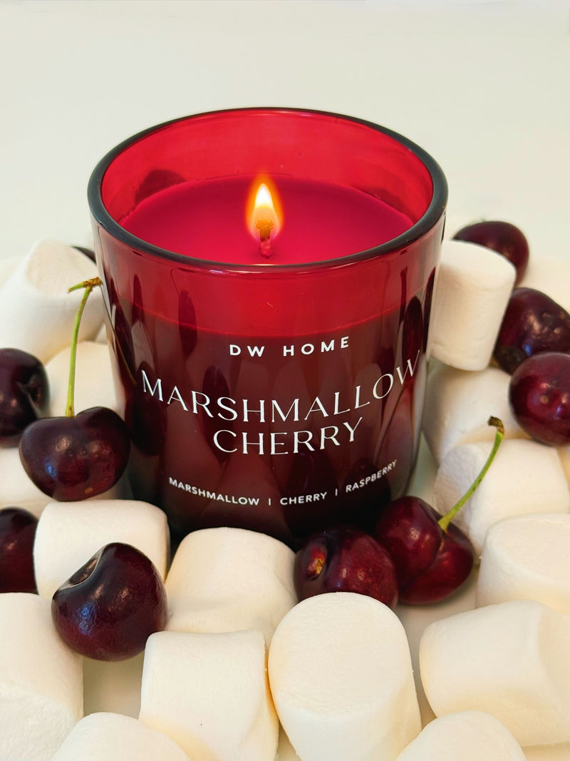 Marshmallow Cherry Single Wick Candle
