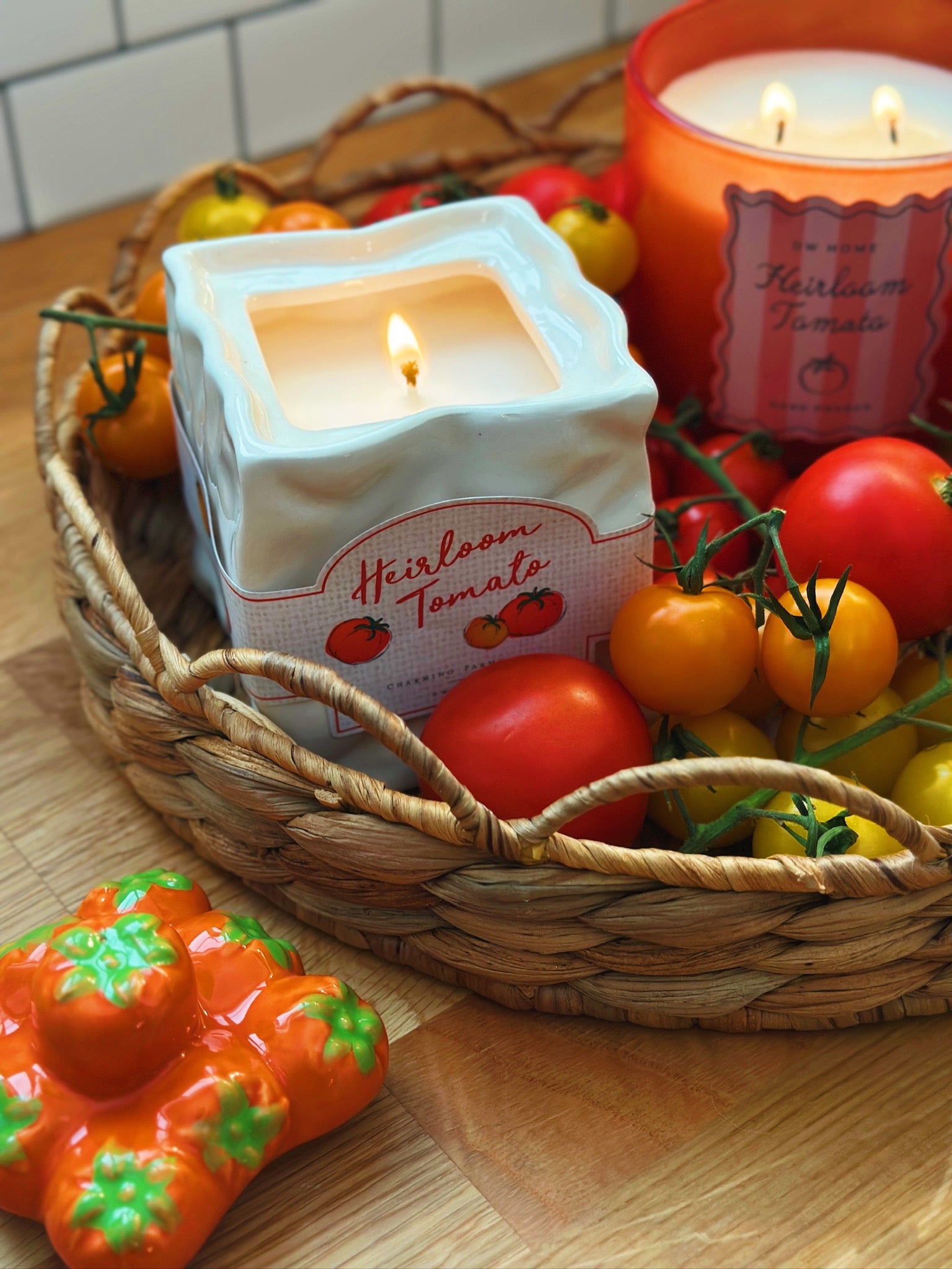 Determined セラミックオーナメントset Heirloom Tomato | Ceramic – DW Home Candles