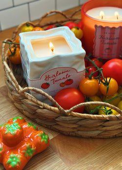  Heirloom Tomato | Ceramic Single Wick Candle