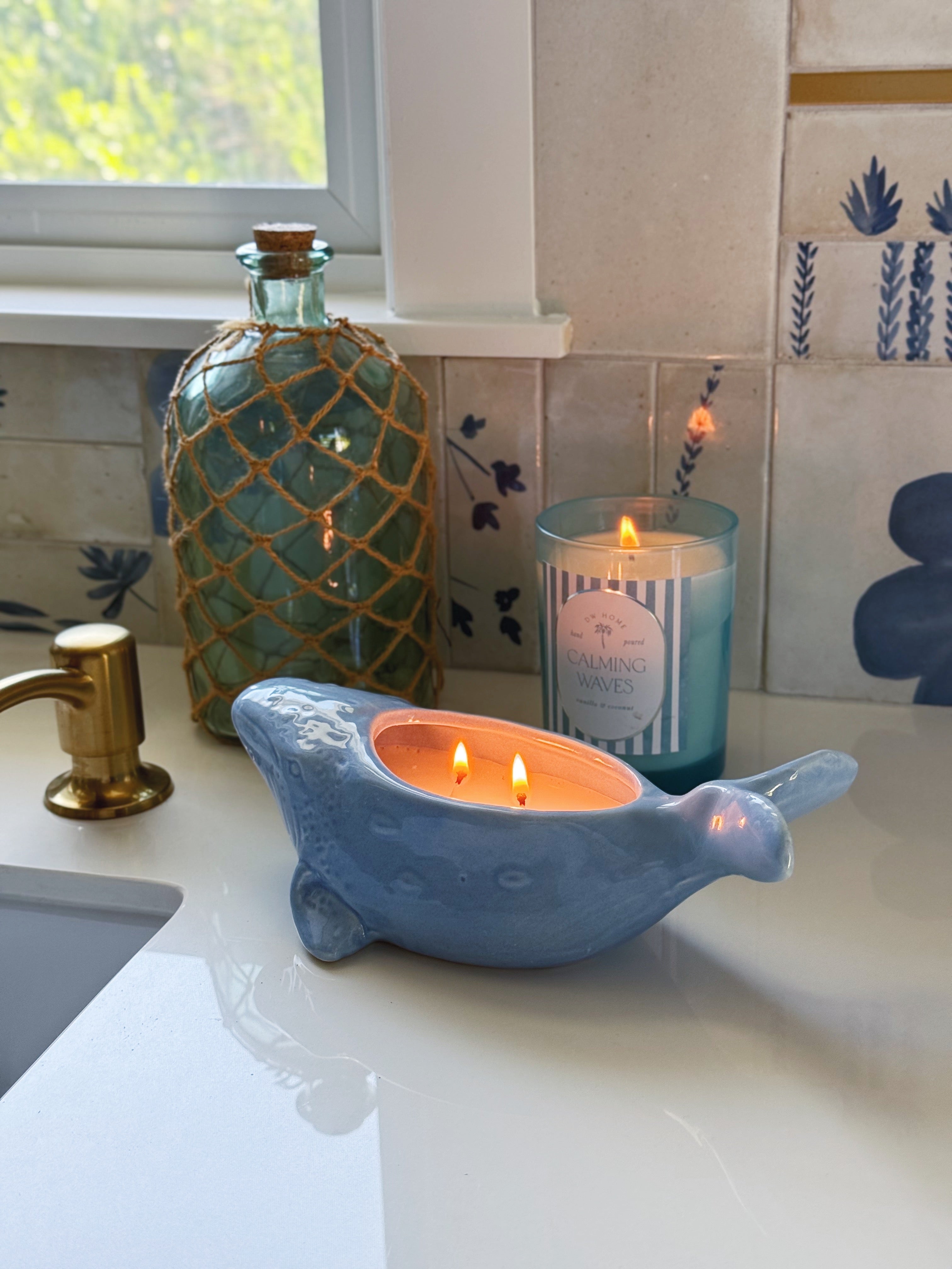 Calming Waves | Whale Ceramic – DW Home Candles