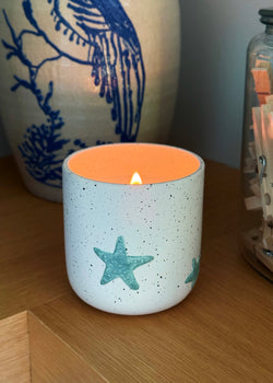 Tropical Island | Ceramic Wooden Wick Candle