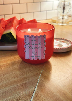Watermelon Rosemary Double Wick Candle