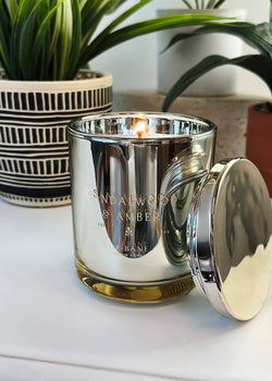 Sandalwood & Amber Candle Single Wick