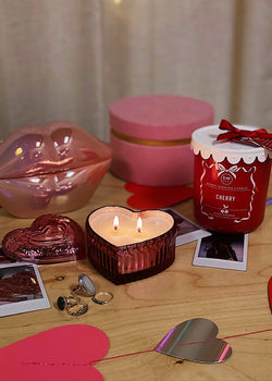 Luscious Cherry Candle Double Wick
