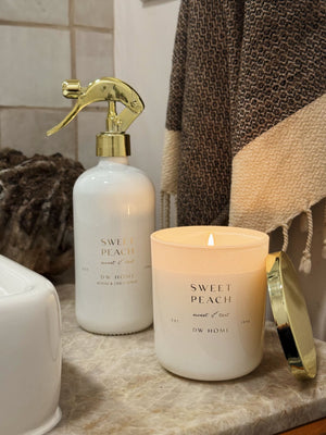 Sweet Peach Single Wick Candle & Room Spray