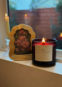 Rose Ganache Candle Wooden Wick
