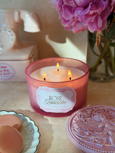 Rose Ganache Triple Wick