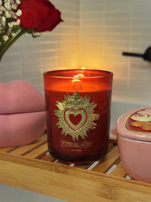 Eternal Rose Candle Wooden Wick