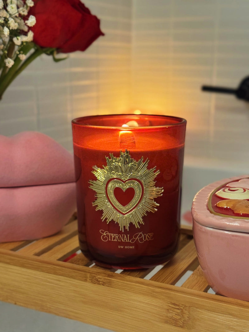 Eternal Rose Candle Wooden Wick