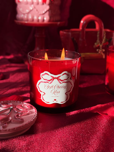 Soft Cherry Kiss Double Wick