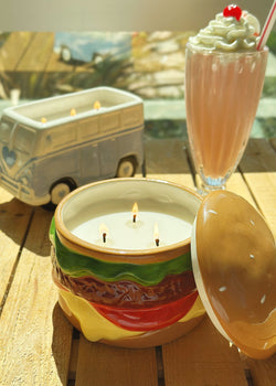 Classic Burger Candle Triple Wick
