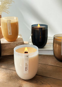 Citrus Zest Wooden Wick Candle