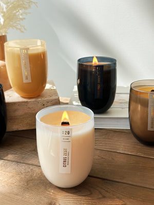 Citrus Zest Wooden Wick Candle