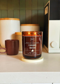 Caramel Mocha Double Wick Candle