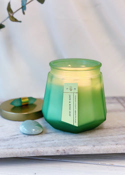 Jade & Rose Leaf Candle Single Wick