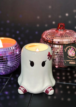Sweet Jelly Beans  Mini Ceramic Candle Single Wick