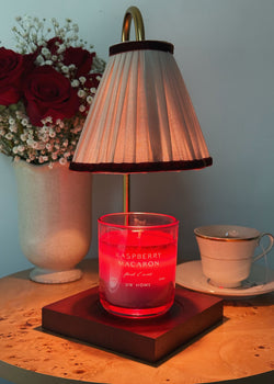 Raspberry Macaron Candle Single Wick