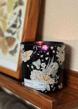 Whispering Oak Wooden Wick Candle