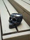 Mahogany Teak | Cement Skull Double Wick Candle thumbnail