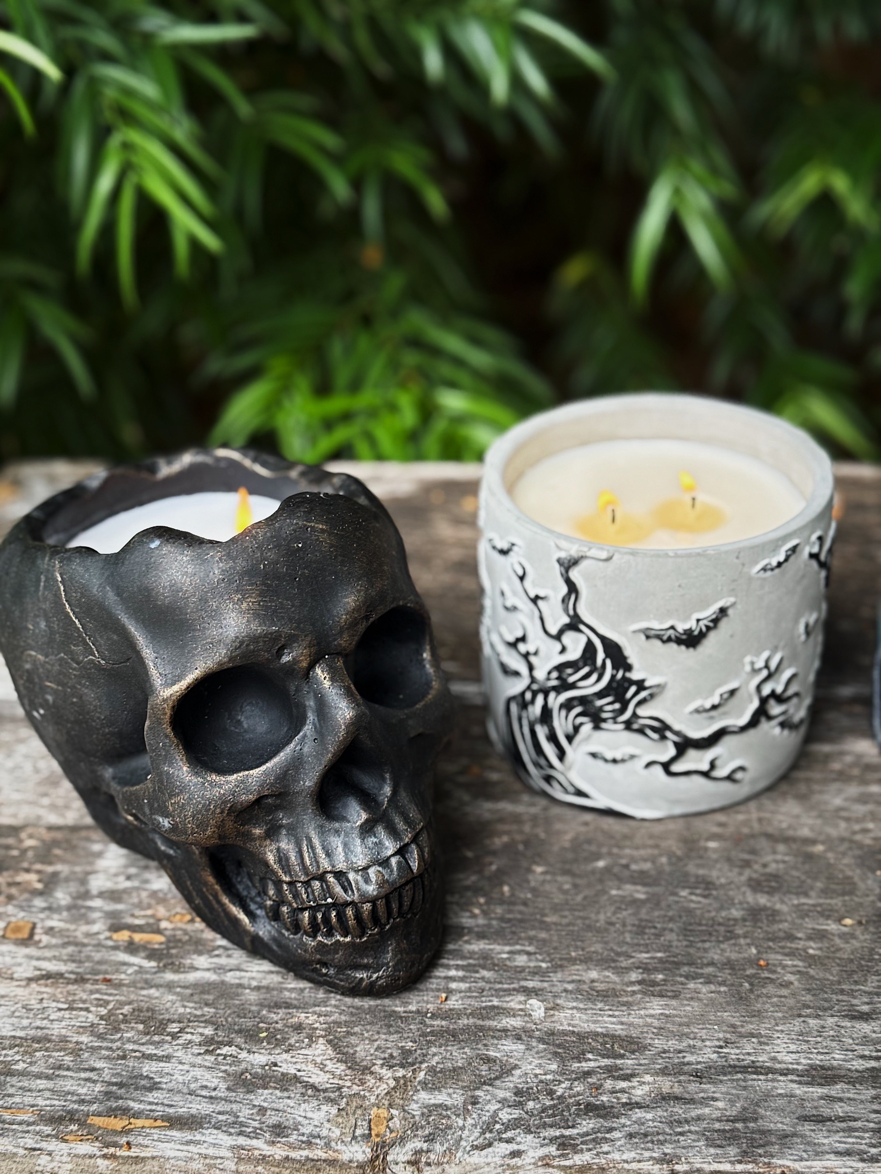 Golden Orchard | Cement Skull – DW Home Candles