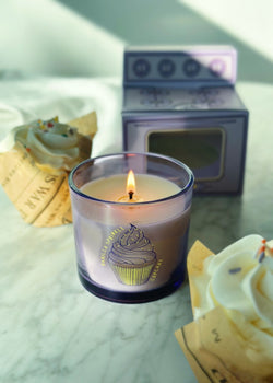 Vanilla Sprinkle Cupcake Candle Single Wick