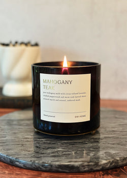 Mahogany Teak Candle Wooden Wick