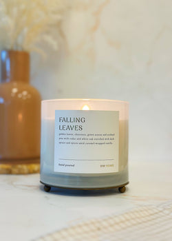Falling Leaves Candle Wooden Wick
