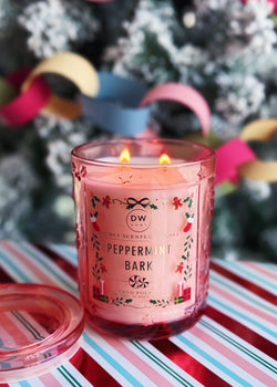Peppermint Bark Double Wick Candle
