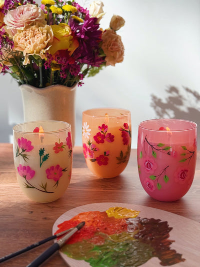 Rose Ganache Single Wick Candle