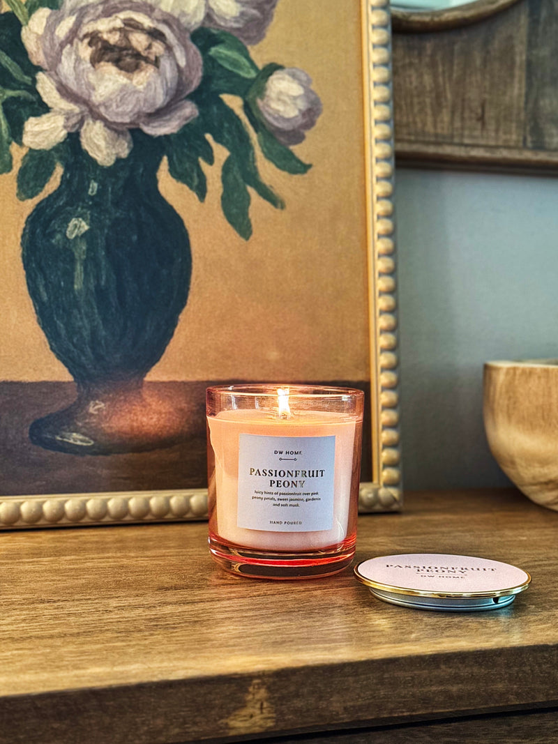 Passionfruit Peony Single Wick Candle