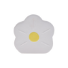 Goodies, white ceramic flower candle