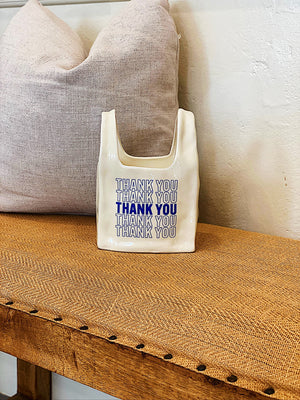 Thank You Bag | Jasmine & Coconut Candle Double Wick