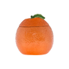 Goodies, ceramic  orange fruit candle with lid
