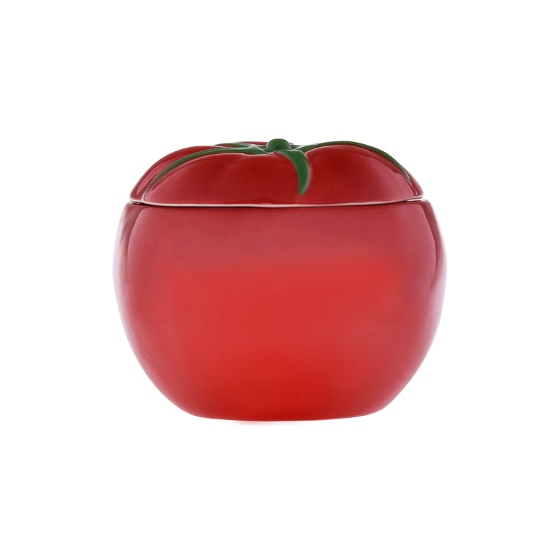 Goodies, red tomato candle with lid